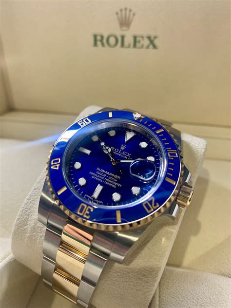 rolex submariner stahl gold keramik herren uhr 116613ln neu|rolex submariner 116613lb review.